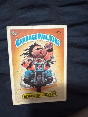 Disgustin' Justin Trading Card - Orange/Blue